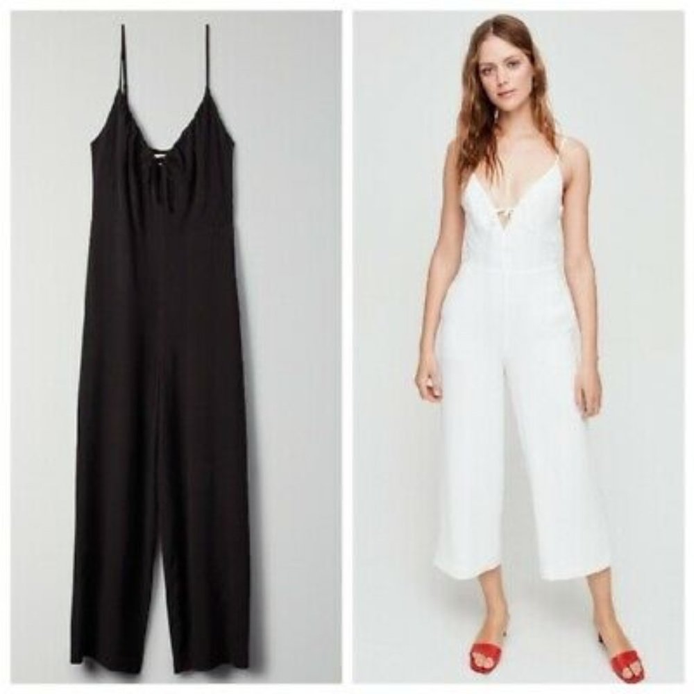 NWOT Aritzia Wilfred Isadore Black Jumpsuit
